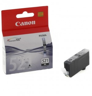 Canon CARTRIDGE CLI-521BK černá pro IP 3600,4600,4700, MP550,MP6x0, MP9x0, PIXMA 550,640, MX870