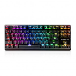 ModeCom VOLCANO LANPARTY PRZEWODOWA KLAWIATURA MECHANICZNA RGB (NIEBIESKI PRZEŁĄCZNIK OUTEMU)