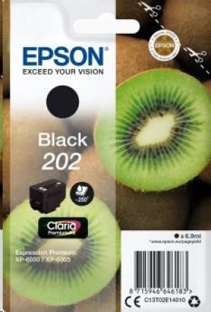 Epson C13T02E14010 Tusz black 202 6,9ml Claria Premium