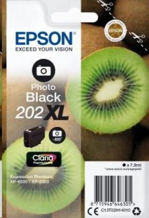 Epson C13T02H14010 Tusz photo black 202XL 7,9ml Claria Premium