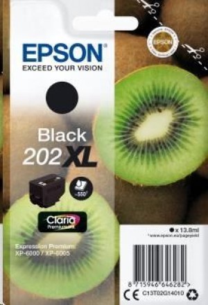 Epson C13T02G14010 Tusz black 202XL 13,8ml Claria Premium