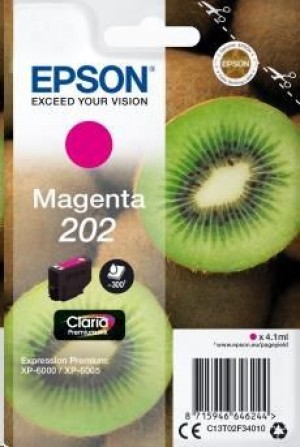 Epson C13T02F34010 Tusz singlepack 202 magenta 4,1ml Claria premium