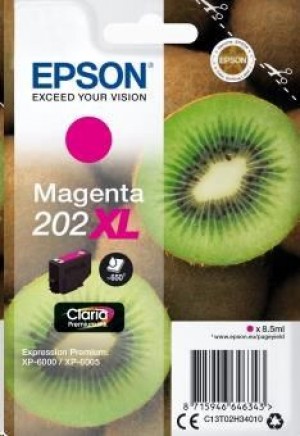 Epson C13T02H34010 Tusz singlepack 202XL magenta 8,5ml Claria premium