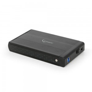 Gembird Obudowa zewnętrzna 3.5 USB 3.0 Czarna