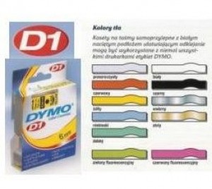 Dymo D1-TAPE NYLON 12MM X 3.5M/BLACK ON WHITE