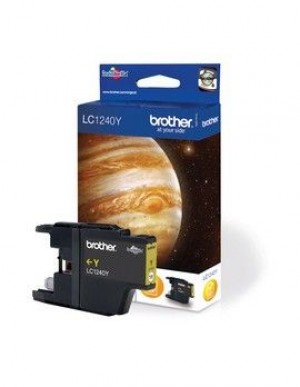 Brother LC1240Y Tusz LC1240Y yellow 600str DCP-J525W / DCP-J725DW / MFC-J625DW