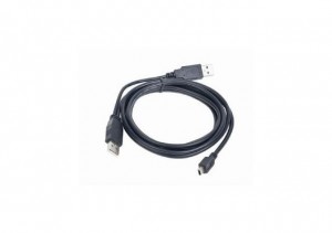 Gembird CCP-USB22-AM5P-3 kabel USB Y 2.0 do dysków zew. AMX2-AM5P mini Canon 0.9m