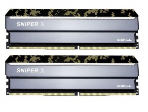 GSkill Sniper X Pamięć DDR4 16GB 2x8GB 2400MHz CL17 1.2V Digital Camo