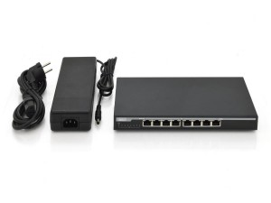 Digitus Switch Gigabit Desktop 8-portowy, 8x10/100/1000Mbps PoE+ af/at 135W, Metalowa obudowa