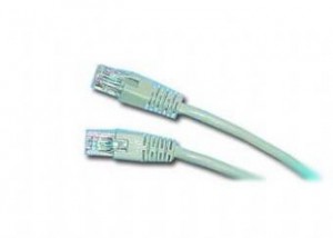 Gembird Patchcord kat.5e oslonka zalewana 1.5M szary