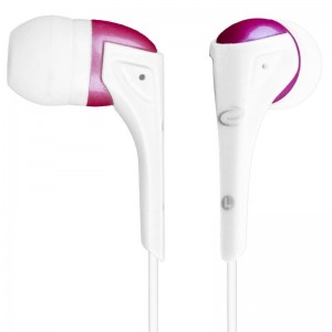 Esperanza Słuchawki EH127 biało-różowe