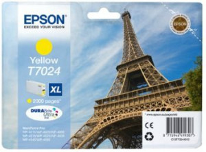 Epson Ink bar WorkForce-4000/4500 - Yellow XL - 2000str. (21,3 ml)