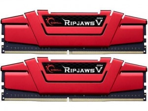 GSkill RipjawsV Pamięć DDR4 16GB 2x8GB 3200MHz CL15 1.35V XMP 2.0 Czerwona