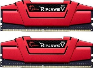 GSkill RipjawsV Pamięć DDR4 32GB 2x16GB 3600MHz CL19 1.35V XMP 2.0 Czerwona
