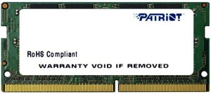 Patriot Pamięć SODIMM DDR4 Signature Line 4GB (1x4GB)2133 MHz CL15 1,2V