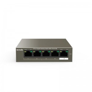 Tenda Switch zarządzalny TEG1105P-4-63W 4-port 1GbE PoE 63W