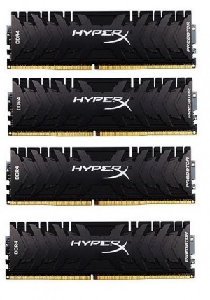 Kingston Zestaw pamięci HyperX Predator HX436C17PB3K4/64 (DDR4 DIMM; 4 x 16 GB; 3600 MHz; CL17)