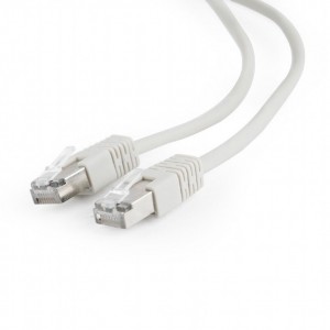 Gembird patchcord RJ45 osłonka zalewana kat 5e FTP 0.25m szary