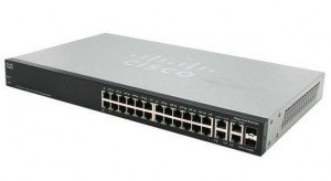 Cisco Systems Switch zarządzalny Cisco SF500-24 24x10/100 4xGB (2x5G SFP)