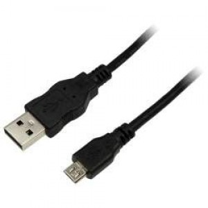 LogiLink Kabel USB 2.0 CU0057 USB A > USB B micro 0,6m