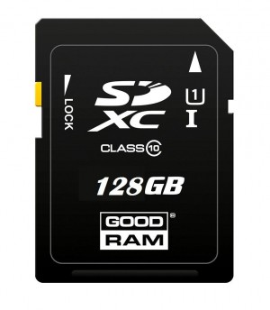 GoodRam 128GB MEMORY CARD class 10 UHS I read to 100MB/s