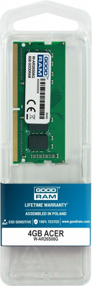 GoodRam Pamięć dedykowana Acer DDR4 SODIMM 8GB 2666MHz CL19