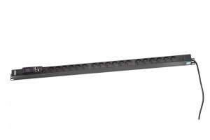 Digitus Listwa monitorująca RACK PDU pionowa wtyk DIN49440 gniazda 18xNF-C61-314 (E) 16A