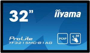 iiyama Monitor 32 TF3215MC-B1AG pojemnościowy 30PKT AMVA 24/7 IP65