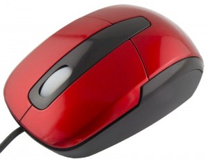 Titanum Mysz przewodowa 3D BARRACUDA TM108R optyczna czarno-czerwona