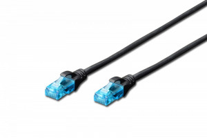 Digitus Patch cord U/UTP kat.5e PVC 7m Czarny