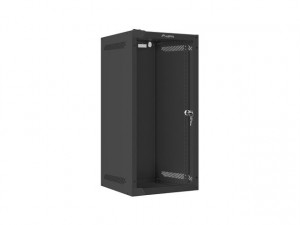 Lanberg Szafa wisząca 10'' 12U 280x310 czarna FLAT PACK