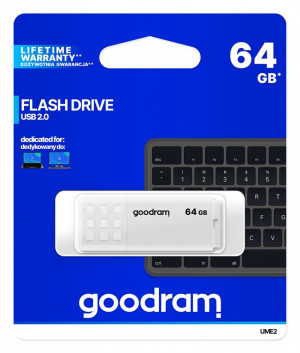 GoodRam Pendrive UME2 64GB USB 2.0 Biały