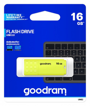 GoodRam Pendrive UME2 16GB USB 2.0 Żółty