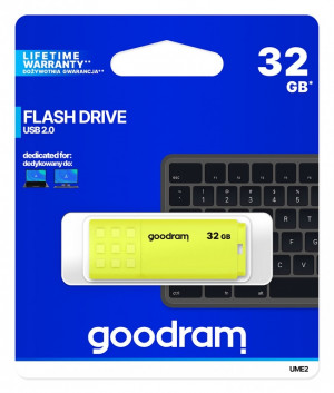GoodRam Pendrive UME2 32GB USB 2.0 Żółty