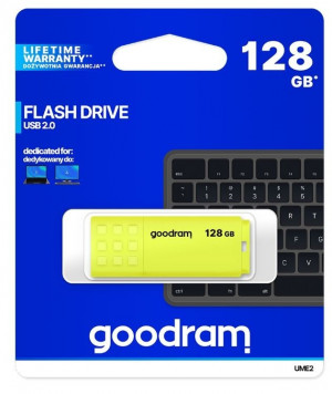 GoodRam Pendrive UME2 128GB USB 2.0 żółty