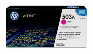 HP 503A - Magenta - Original - LaserJet - Tonerpatrone (Q7583A) Schnelle, einfache, brillante Ergebnisse: Der neue ColorSphere Toner ist präzise auf das Druck