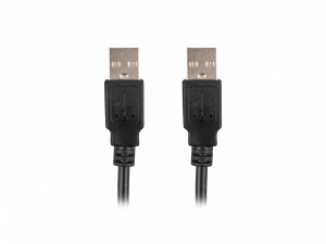 LANBERG Kabel USB-A M/M 2.0 1.8m Czarny