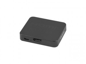 LANBERG Splitter video 2xHDMI 4K Port micro USB Czarny