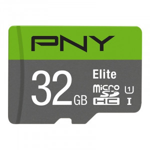 PNY Technologies Karta pamięci microSDHC Elite 32GB P-SDU32GU185GW-GE