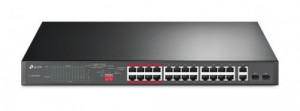 TP-Link Przełącznik niezarządzalny SL1226P 24xFE PoE+ 2xGb