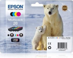 Epson C13T26164010 Zestaw T2616 CMYK Claria XP-600/700/800