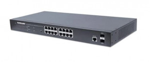 Intellinet Network Solutions Przełącznik Gigabit zarządzalny 16x RJ45 PoE+/2 sloty SFP