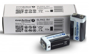 Everactive Bateria alkaliczna R9/6LR61 9V PRO ALKALINE, Opakowanie 10 szt.