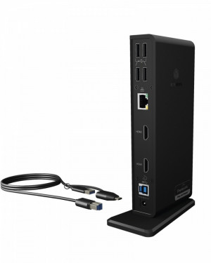 RaidSonic Technology Stacja dokująca IB-DK2251AC do Notebooka DisplayLink, 2 x HDMI
