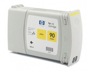 HP Ink Yellow 400 ml. | 90 400-ml Yellow DesignJet | Ink Cartridge, Dye-based ink, 400 ml, 1 pc(s)