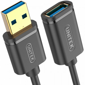 Unitek Przedłużacz USB 3.1 gen 1, 3M, AM-AF, Y-C4030GBK