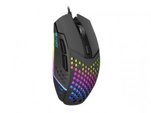 NATEC Mysz Battler 6400 DPI dla graczy podświetlenie Czarna