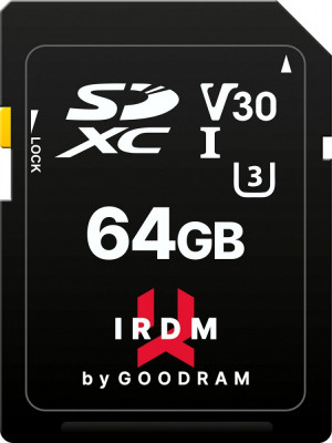 GoodRam Karta pamięci SD IRDM 64GB UHS-I U3