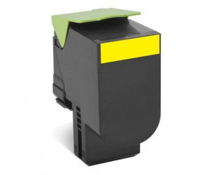 Lexmark 802XY toner cartridge yellow extra high capacity 4.000 pages 1-pack return program