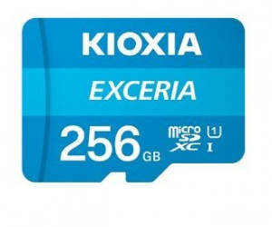 Kioxia Pamięć microSD 256GB M203 UHSI U1 adapter Exceria